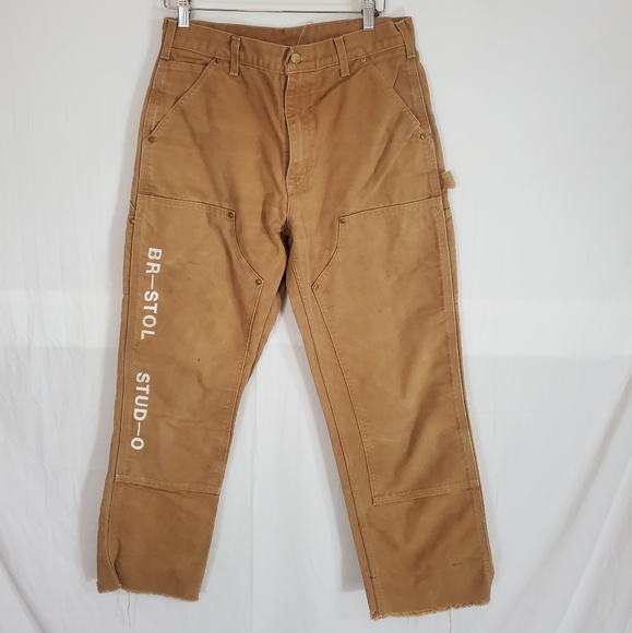 Bristol Studio Other - Bristol Studio New York Hammer Capsule X Carhartt Double Knee Men's Beige 30X29
